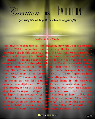 Evolution vs creationism research papers